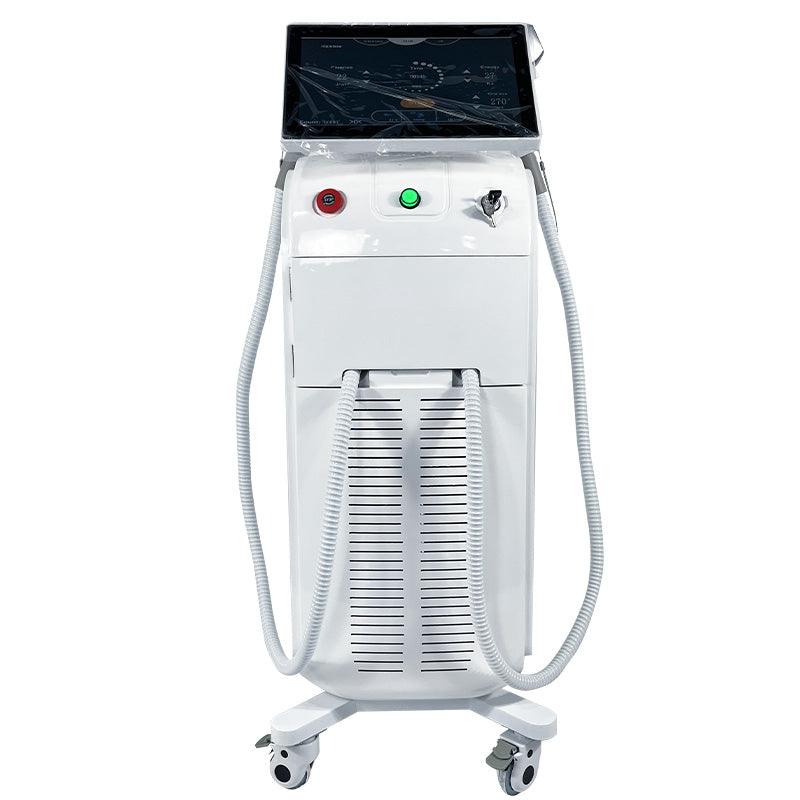 1600w 3d Triple laser diode 755 808 1064 Titanium Professional 3 Wavelength Diode Laser Hair Removal Machine Diode Laser - AOMIDY