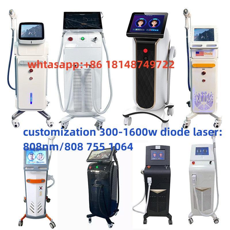 3 In 1 E Light ipl rf skin nd Yag Laser Opt Beauty Machine Hair Tattoo Removal Face Lifting pico laser machine - AOMIDY