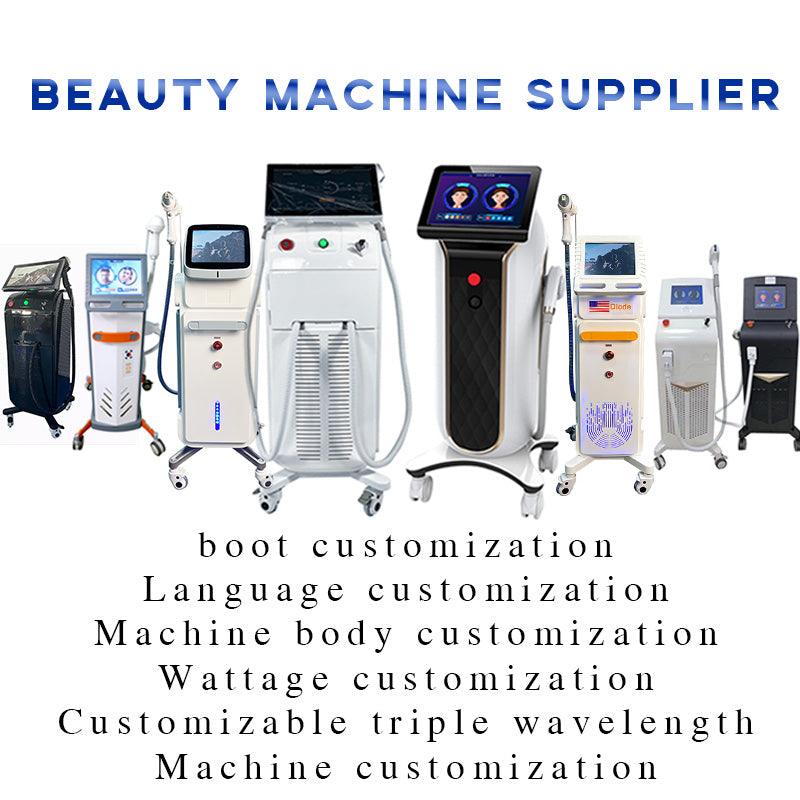 3 in 1 multifunctional diode laser 3 wave handpiece opt ipl picosecond yag laser tattoo removal handle diode laser machine - AOMIDY