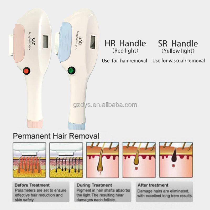 carbon laser hair removal 4 in 1 ipl laser hair remova RF Skin Rejuvenation elight opt ipl Hair tattoo Removal Machine - AOMIDY