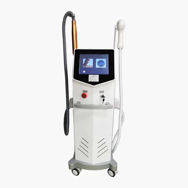 Laser Beauty Equipment 2 in 1 diode laser 755 808 1064 ladies vagina hair removal machine pico laser tattoo removal machine - AOMIDY