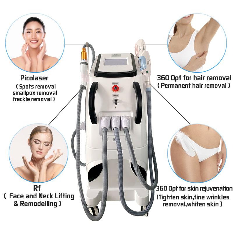 pico laser Nd Yag Tattoo Removal Picosecond Laser Hair Removal Wrinkle Removal ipl rf pico 4 in 1 laser machine - AOMIDY