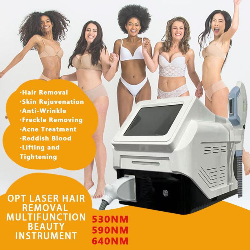 Portable Elight Machine 808nm Diode Laser Ipl Hair Removal Beauty Machine Skin Rejuvenation Opt Ipl Machine Ipl Hair Remover - AOMIDY