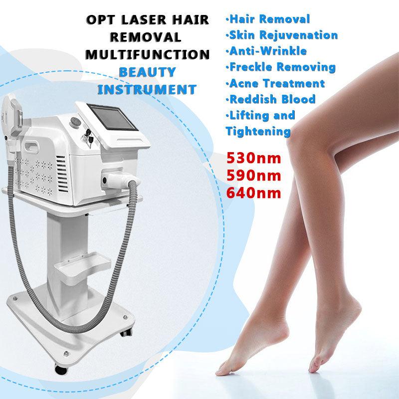 Skin Rejuvenation Machine Portable IPL OPT E-light OPT Elight Laser Permanent Hair Removal Device Depilation Machine Ipl Remover - AOMIDY